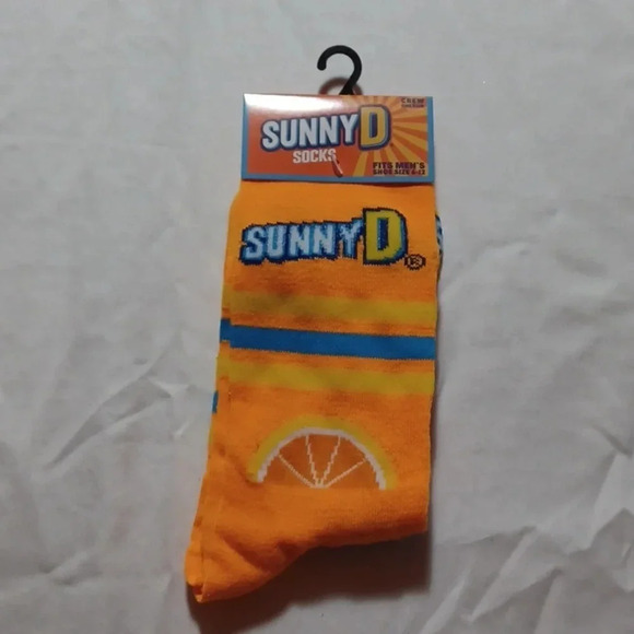 Other - Men's Sunny D graphic crew socks